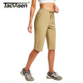 TACVASEN Women's Quick Dry Hiking Capris 4 - Way Stretch | SAMAG