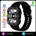 2026 New Military Smart Watch Men IP67 3ATM Outdoor Sports Fitness Tracker Blood Pressure Health Monitor BT Calls GPS Smartwatch