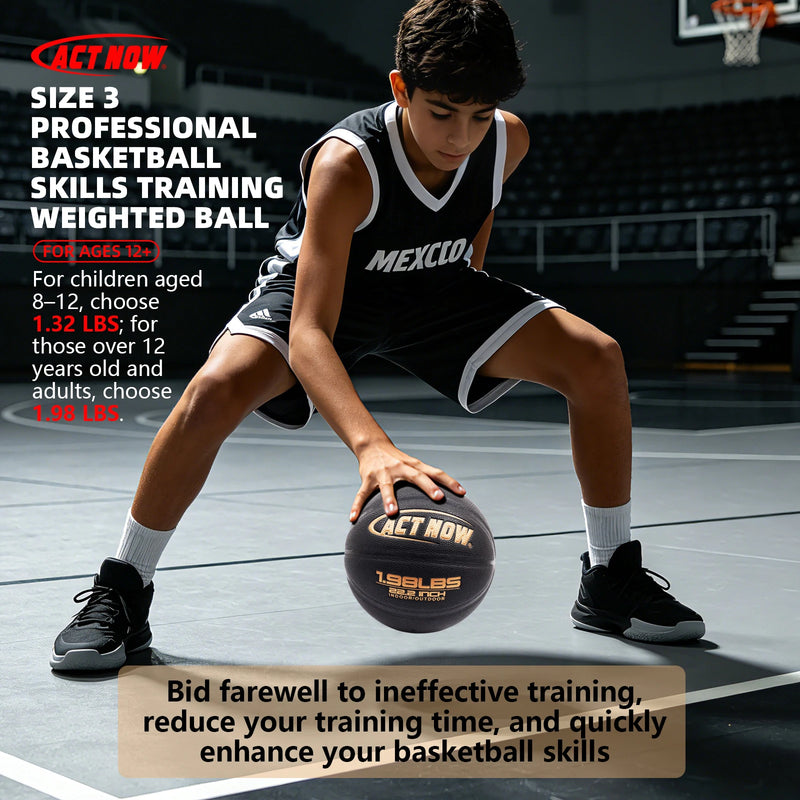 Trainer Heavy Basketball Size 3 Small Ball Weighted - View 2 | SAMAG