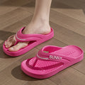 Thick Platform EVA Flip Flops For Women Summer Clip Toe Non Slip Beach Sandals Woman Men Comfortable Soft Sole Cloud Slippers