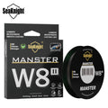 SeaKnight Brand W8 II Series Fishing Line 8 Strands 500m 300m anti-UV anti-saltwater Coating, Multifilament PE Line Braided Wire