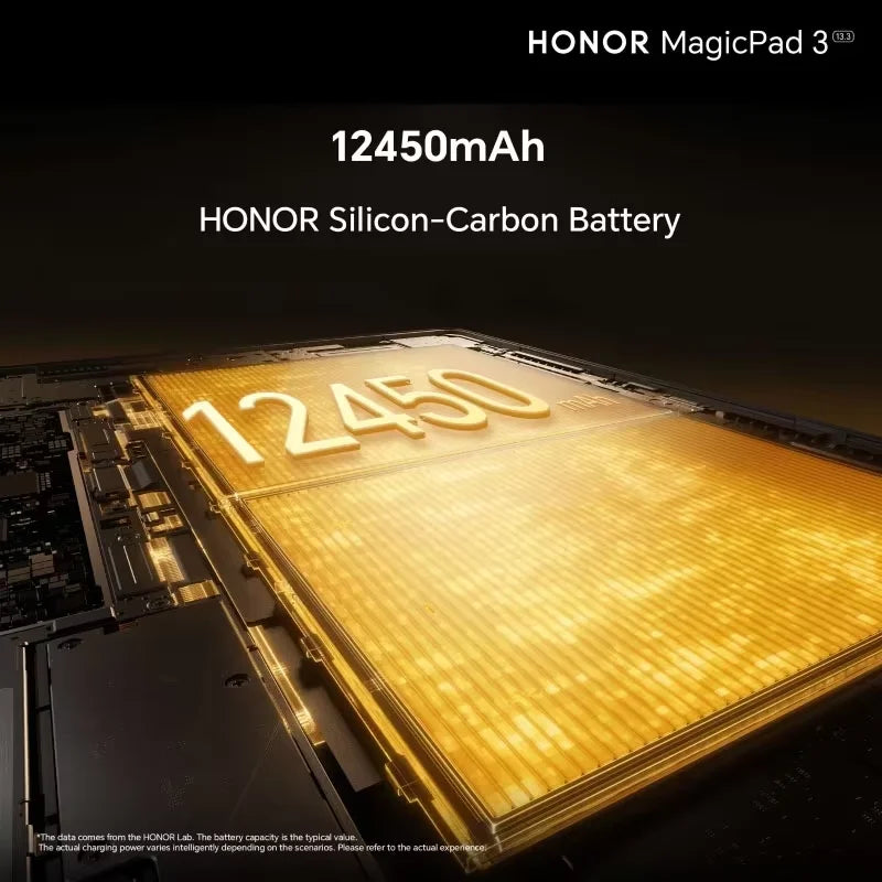 HONOR MagicPad 3 Tablet Global Version 13.3'' 165Hz Eye Protection Screen Snapdragon 8 Gen 3 12450mAh Long-Lasting Battery