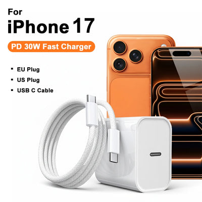 PD 30W Fast Charger Power Adapter For iPhone 17 | SAMAG