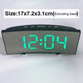 Latest Digital Clock LED Alarm Clock Bedroom Electronic Desktop Clock With Temperature Display Adjustable Brightness 12/24 Hours