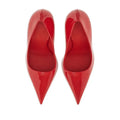 SLSHLYJ Fashion Show Silvery 9cm High Heel Spring Autumn New Irregular Heels Black Red Pointed Sexy Women's Single Shoes Size 43