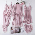 White Silk Pajamas Set Women Bride Wedding Robe Nightgown | SAMAG