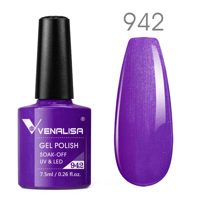 VENALISA Non Cleansing Topcoat Nail Art 7.5ml Soak off Base Coat Foundation No Wipe Top Coat Nail Gel Funny Bunny Gel Varnish