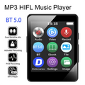 Portable MP3 Player Bluetooth 5.0 Music Stereo Speaker Mini MP4 Video Playback With LED Screen FM Radio Recording For Walkman