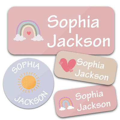 Personalized Name Labels Waterproof Stickers Custom Tags | SAMAG