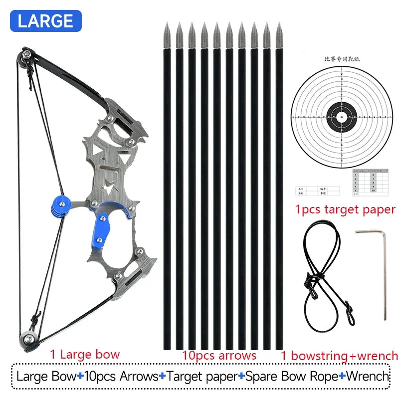 2 Size Mini 304 Stainless Steel Compound Bow Small Pulley | SAMAG
