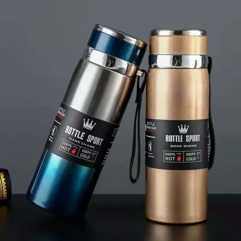 1L Thermal Water Bottle Keep Cold and Hot Thermos for Tea - Visuel 3 | SAMAG