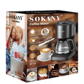 124Coffee Maker, 3-in-1 Single Serve Coffee Maker, Pod Coffee Maker for K-Pod Capsule Pods, Ground Coffee Maker, Leaf Tea Maker