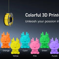 SUNLU PETG 3D Filament 1KG Biodegradable 1.75MM 10Rolls Bright Color Good Toughness Excellent Acid Alkali Weather Resistance