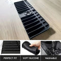 Silicone Faucet Mat Dish Soap Sponge Holder Sink Kitchen Countertop Drying Mat Bathroom Kitchen Sink Splash Guard Drain Pad