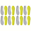 1Pair/2Pairs/4Pairs High Elasticity Latex Sport Insoles Soft Shoe Pads Arch Support Orthotic Insoles Breathable Deodorant Insole