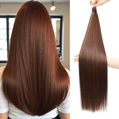 Gladys 28 Inch Crochet Braids Hair 300g Synthetic Orange | SAMAG