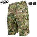 MOTO POC MTB Shorts Men's Mountain Bicycle Short Offroad DH Motorcycle Bike 2025 Outdoor Sports Quick Dry Downhill Short Pants
