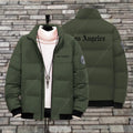 Los anegles Men's Down Jackets Winter Jackets Thick Warm High-quality fashion Parkas Coats Clothing Fashion Men Puffer Jacket