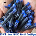 50/12 PCS JINHAO 12 Colors 2.6mm/3.4mm Fountain Pen Ink Cartridges For Majohn Hongdian Stationery School Office Supplies
