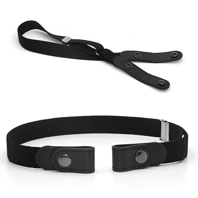 Jeans Elastic Waistband For Women/Men No Bulge No Buckle Stretch Elastic Waist Belt Versatile and Minimalist Elastic Waistband