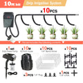 Garden Mini Solar Timer Automatic Drip Irrigation Kit Solar Powered for Balcony Potted Plants Watering System Dropper Fittings