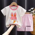 Baby Girl Summer Outfit Set Short Sleeve T-shirt | SAMAG