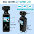 5K Ultra HD Waterproof Action Camera 270° Rotatable Wifi Sports Cam with Waterproof Case for diving mountaineering cycling