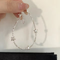 VENTFILLE 925 Sterling Silver Zircon Love Heart Bracelet For Women Bowknot Stars Bead Snake Bone Chain - Visuel 13 | SAMAG