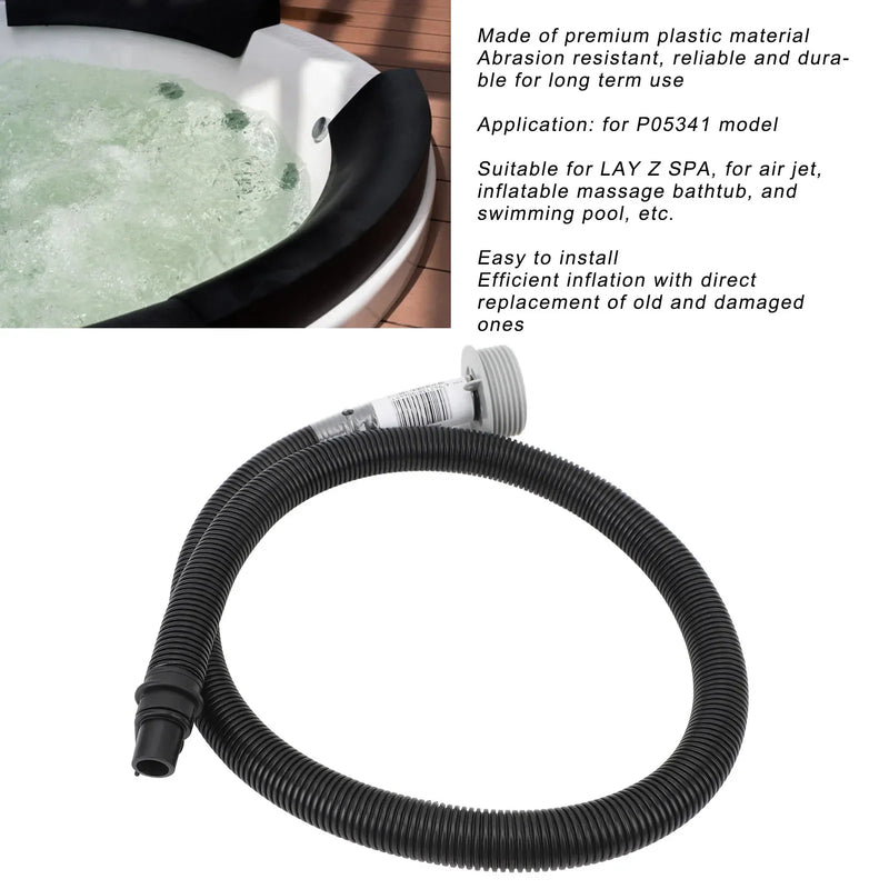 SPA Inflation Hose Plastic 41.7 Inch Inflatable Hot Tub Hose For LAY Z SPA P05341 Air Jet Massage Bathtub