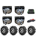 4WD 1000W Electric Four Drive kit 4.10-4 Off-road Tires 10 Inch Wheel Hub Cart 250W Motor With Wireless Remote Control
