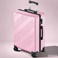 Large Capacity Aluminum Frame Luggage, 20/24 Inch Spinner Wheels Travel Suitcase, Sturdy & Durable for Men & Women