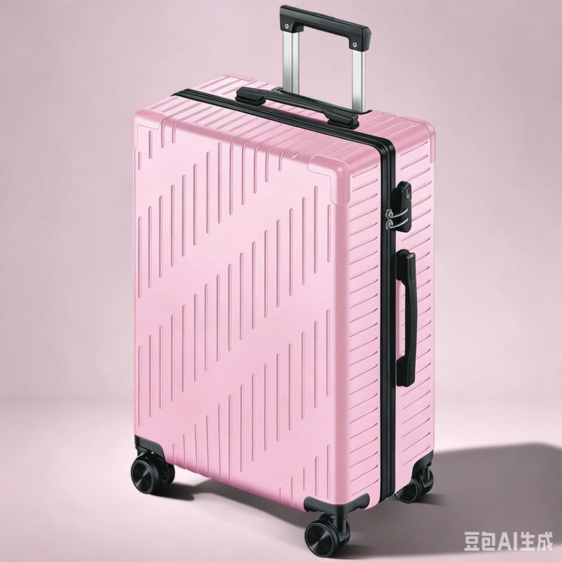 Large Capacity Aluminum Frame Luggage, 20/24 Inch Spinner Wheels Travel Suitcase, Sturdy & Durable for Men & Women