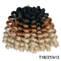 Ombre Braiding Hair Jumpy Wand Curl Crochet Braids Synthetic Crochet Hair Extension for Black Women Jamaican Bounce Curly Hair