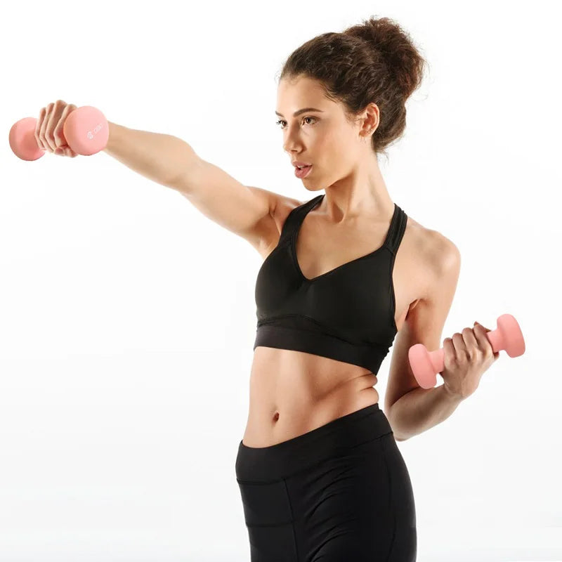 Weight Lifting Neoprene Coated 1kg Female Hand Dumbbell | SAMAG