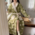Coral Fleece Robe Women's Winter Pajamas Nightgown | SAMAG