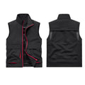 2026 Summer Men Outdoor Waterproof Quick Drying Cargo 6XL Vests Male Thin Mesh Breathable Waistcoats Climbing Sleeveless Jackets