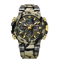 LIGE Electronic Men's Wristwatch Luxury LED Display Luminous Sports Man Watch Waterproof Military Quartz Alarm Date Watches Male