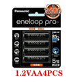 Genuine Panasonic Eneloop Pro AA 2600mAh 1.2V Ni-MH Pre-Charged Rechargeable Batteries for Camera Flashlight Toys