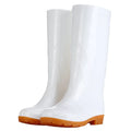 High Tube White Labor Protection Rain Boots Medium Tube Short Tube Waterproof Shoes Water Shoes