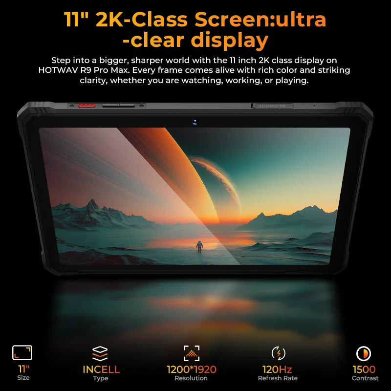 HOTWAV R9 Pro Max 5G Rugged Tablet 20080mAh Massive - View 4 | SAMAG