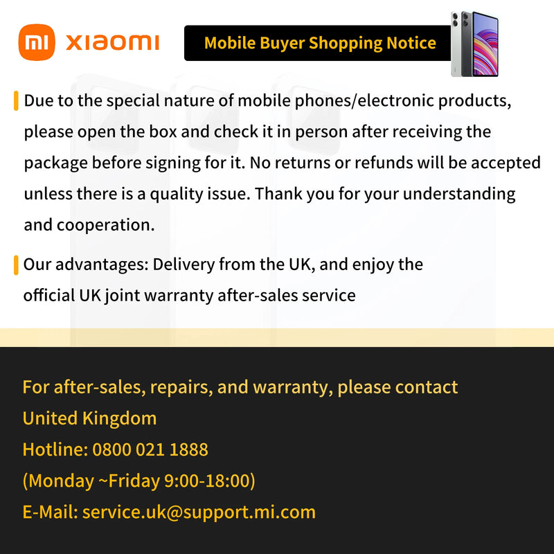 UK Version POCO X7 Pro Smartphone Dimensity 8400-Ultra 6000mAh 90W Charge 50MP camera with OIS 120Hz NFC 5G