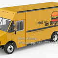 Mobile Food Truck 16.4ft Dining Car Adult Food Trailer For Europe Vendors Hot Dog Ice Cream Food Cart With 5M Length