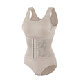 New Bodysuit Shapewear with Zipper Belt Women Tummy Control Fajas Body Shaper Waist Trainer Slimming Cincher Corset Tops
