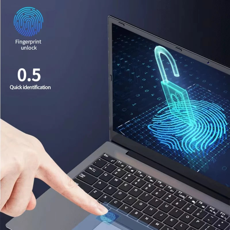 New 15.6" Gaming Laptop 11th Gen Intel i7 NVIDIA MX450 2G 16GB RAM 512GB SSD Fingerprint Unlock 1.8kg Ultra Slim Office Notebook