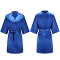 Women's Pure Short Silky Robes Bridesmaid Bride Party | SAMAG