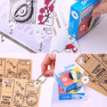 250pcs Loose Leaf Paper Hole Reinforcement Ring Sticky Labels Waterproof Self Adhesive Ring Label for Office Repairing Flip Book