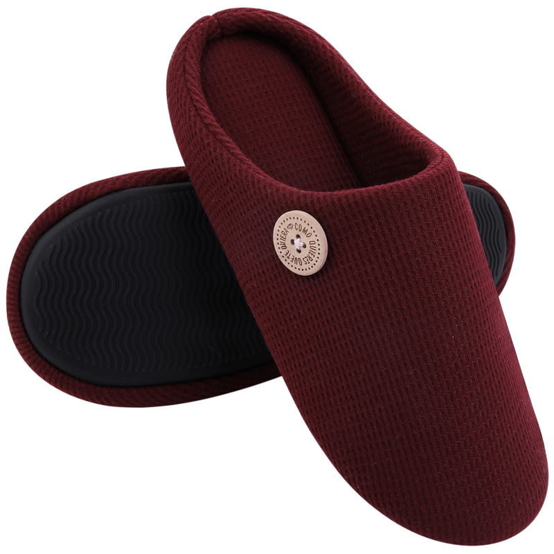 Asgard Plush Cotton Slippers For Men Winter Indoor Warm Anti-Slip Home Shoes Women Soft Memory Foam Furry Slides Bedroom Slipper