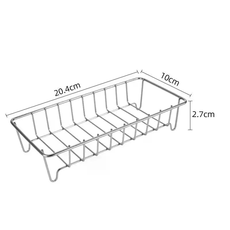 Stainless Steel Wall Storage Rack Waterproof Kitchen Spice Tray Bathroom Organizer Shelf - View 2 | SAMAG