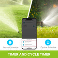 MOES Tuya Bluetooth 2-Outlet Water Timer Smart Sprinkler Valve Controller Auto Programmable Filter Washer App Remote Control
