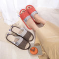 New Women Indoor Slippers Corduroy Floor Flat Shoes Comfort Anti-slip Home Linen Slipper Unisex Woman Men House Cotton Slides